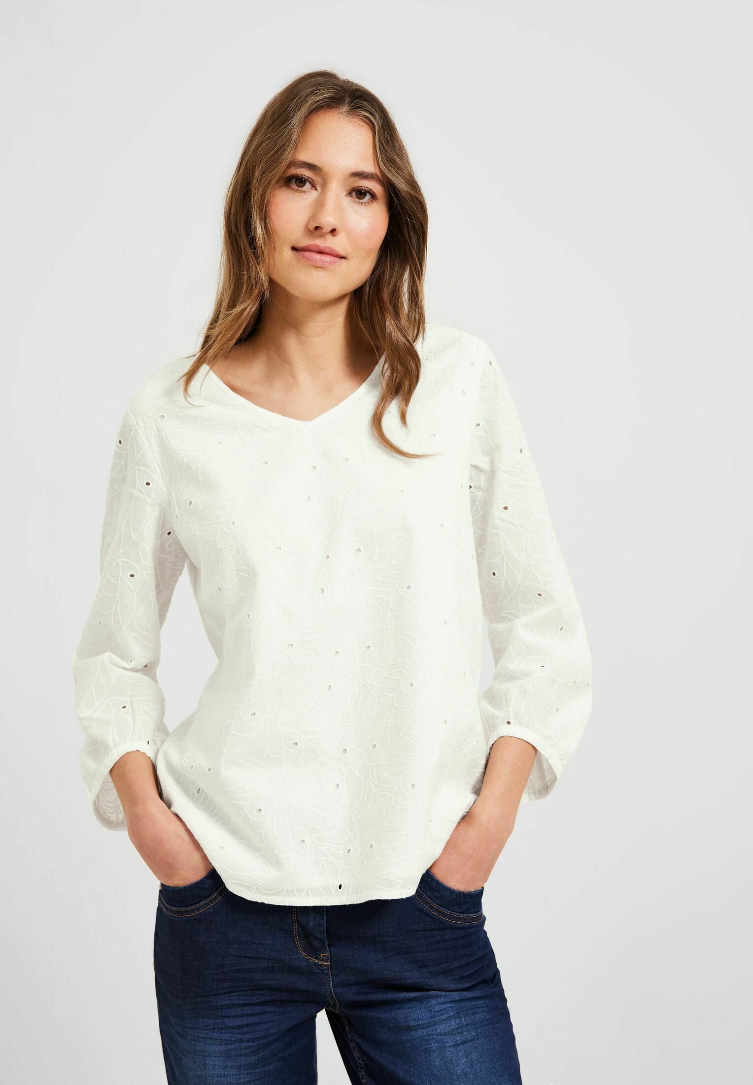 Cecil damen bluse weiss Clearance